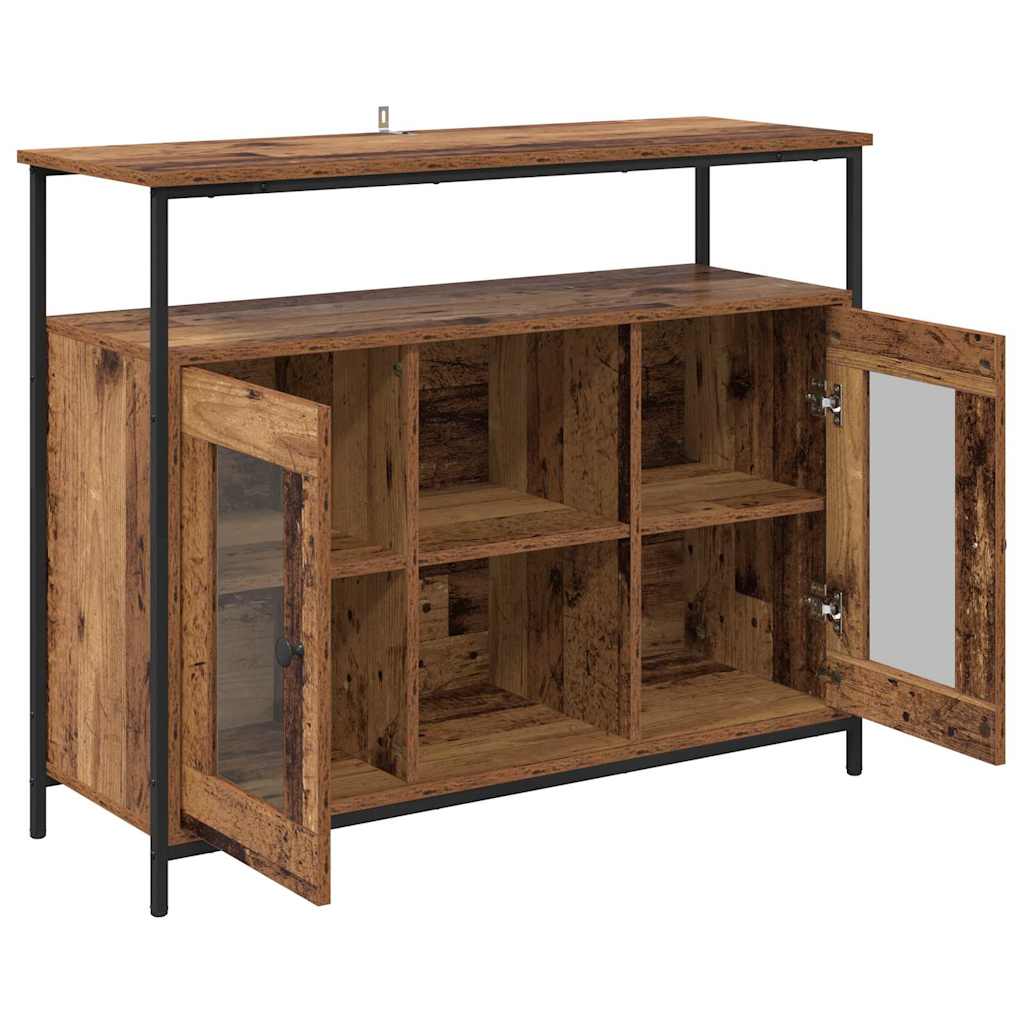 Credenza Legno vecchio 100 x 35 x 80 cm Legno multistrato