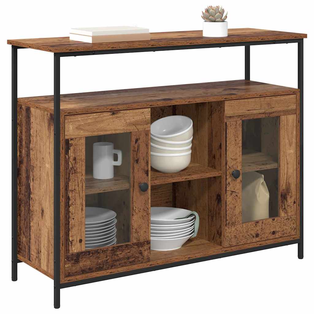 Credenza Legno vecchio 100 x 35 x 80 cm Legno multistrato