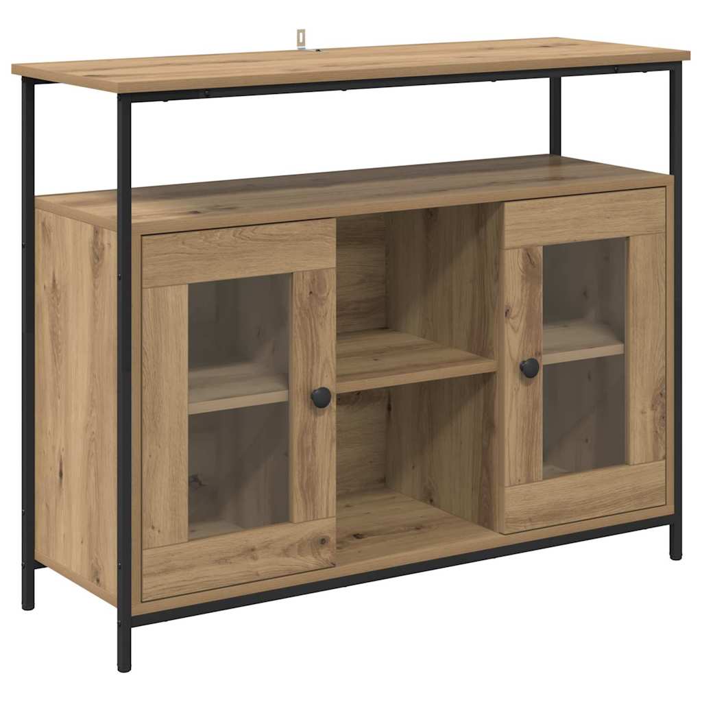 Credenza Rovere artigianale 100 x 35 x 80 cm Legno multistrato