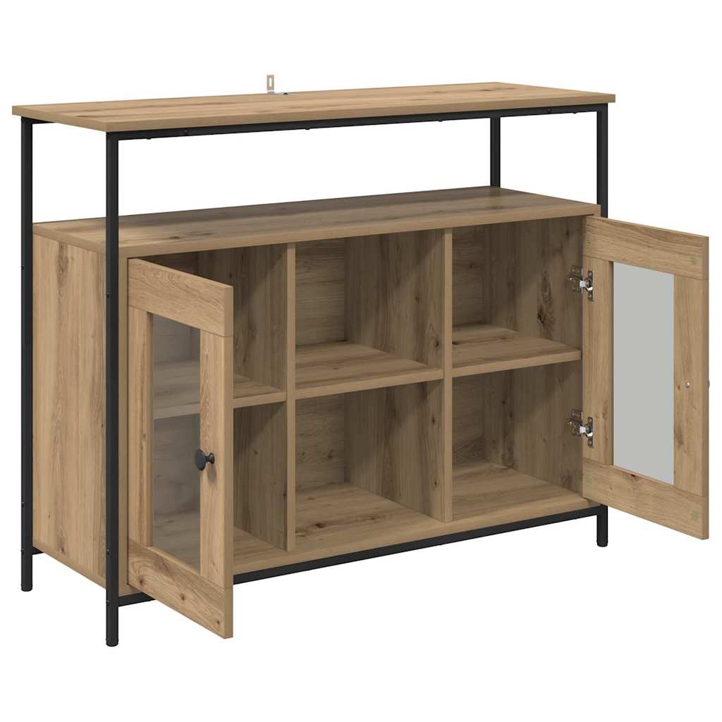 Credenza Rovere artigianale 100 x 35 x 80 cm Legno multistrato