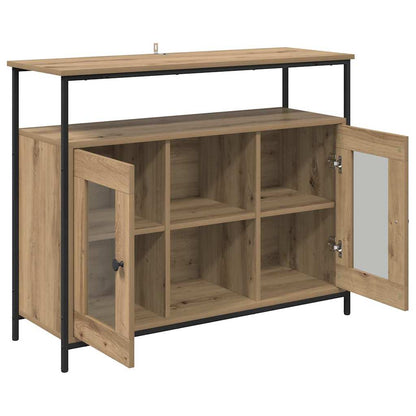 Credenza Rovere artigianale 100 x 35 x 80 cm Legno multistrato