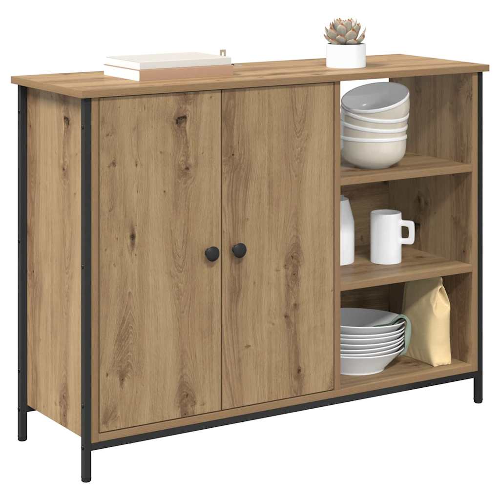 Credenza Rovere artigianale 100 x 33 x 75 cm Legno multistrato