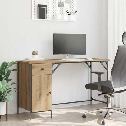 Scrivania per computer Rovere artigianale 131 x 48 x 75 cm