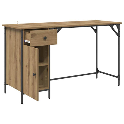 Scrivania per computer Rovere artigianale 131 x 48 x 75 cm