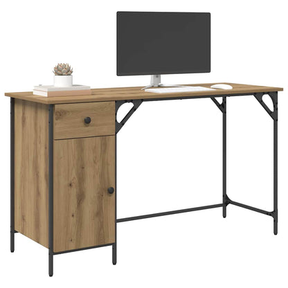 Scrivania per computer Rovere artigianale 131 x 48 x 75 cm