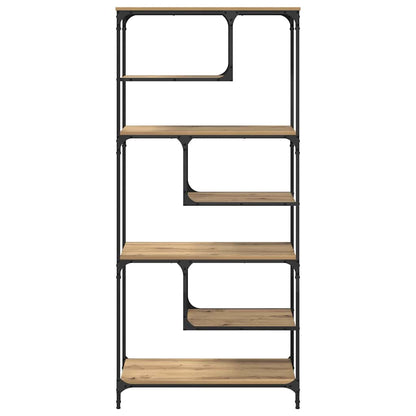 Libreria rovere artigianale 81 x 36 x 176 cm Legno multistrato