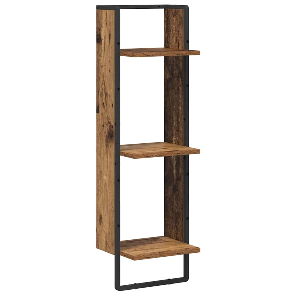 Scaffale da parete Legno vecchio 30 x 25 x 100 cm