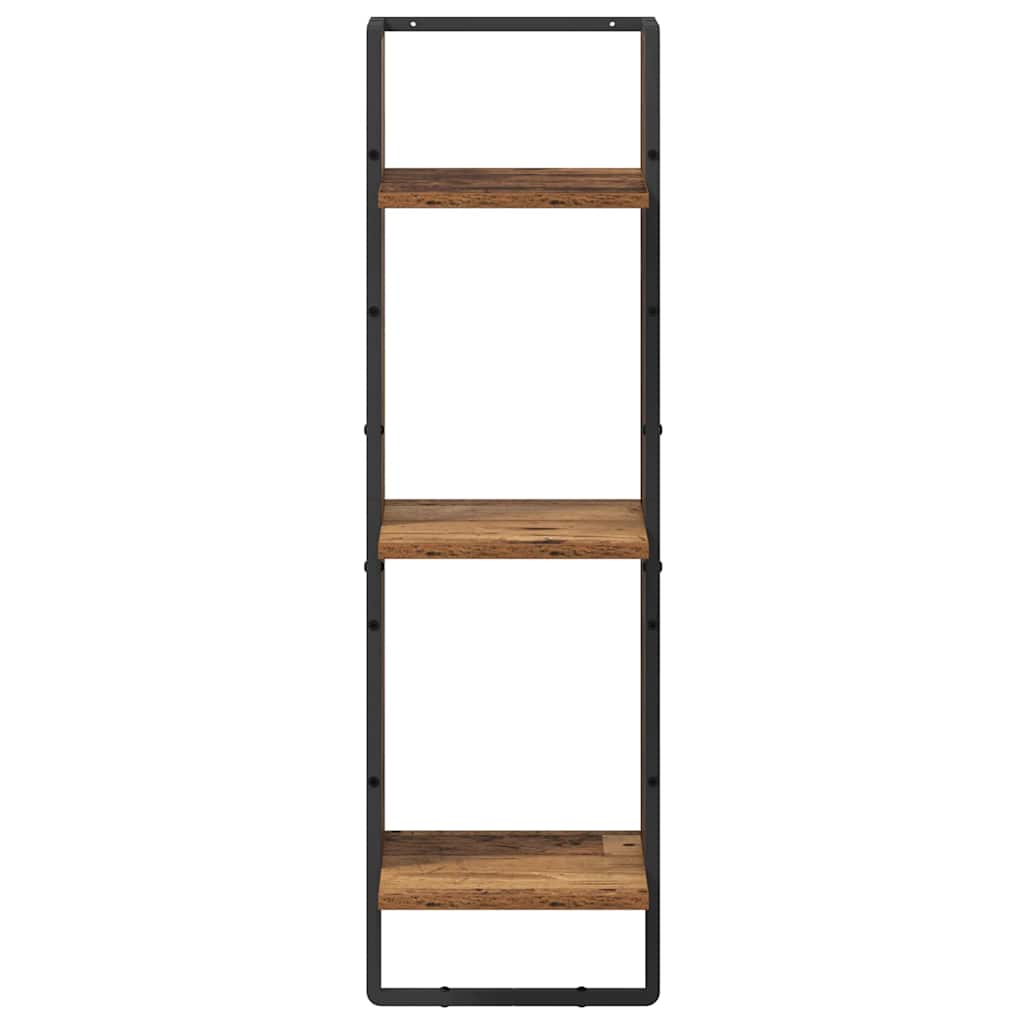 Scaffale da parete Legno vecchio 30 x 25 x 100 cm