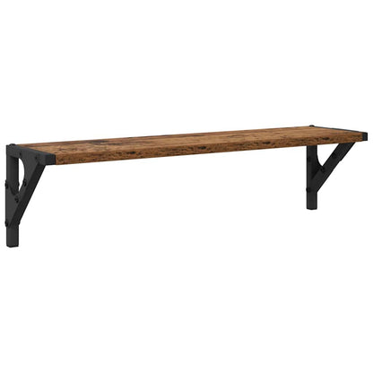 Scaffali da parete 2 pcs Legno vecchio 60 x 15 x 15,5 cm