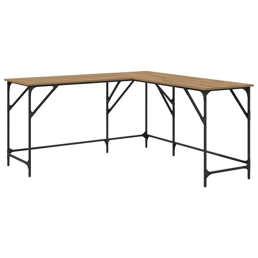 Scrivania Rovere artigianale 149 x 149 x 75 cm