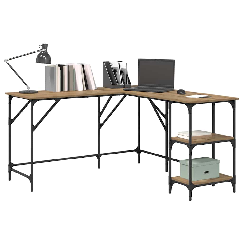 Scrivania Rovere artigianale 139 x 139 x 75 cm
