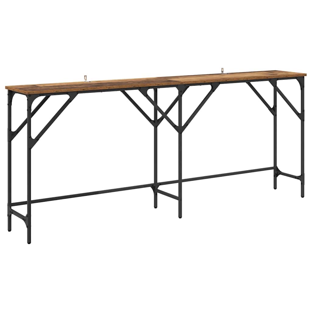 Tavolo consolle Legno vecchio 180 x 30 x 75 cm