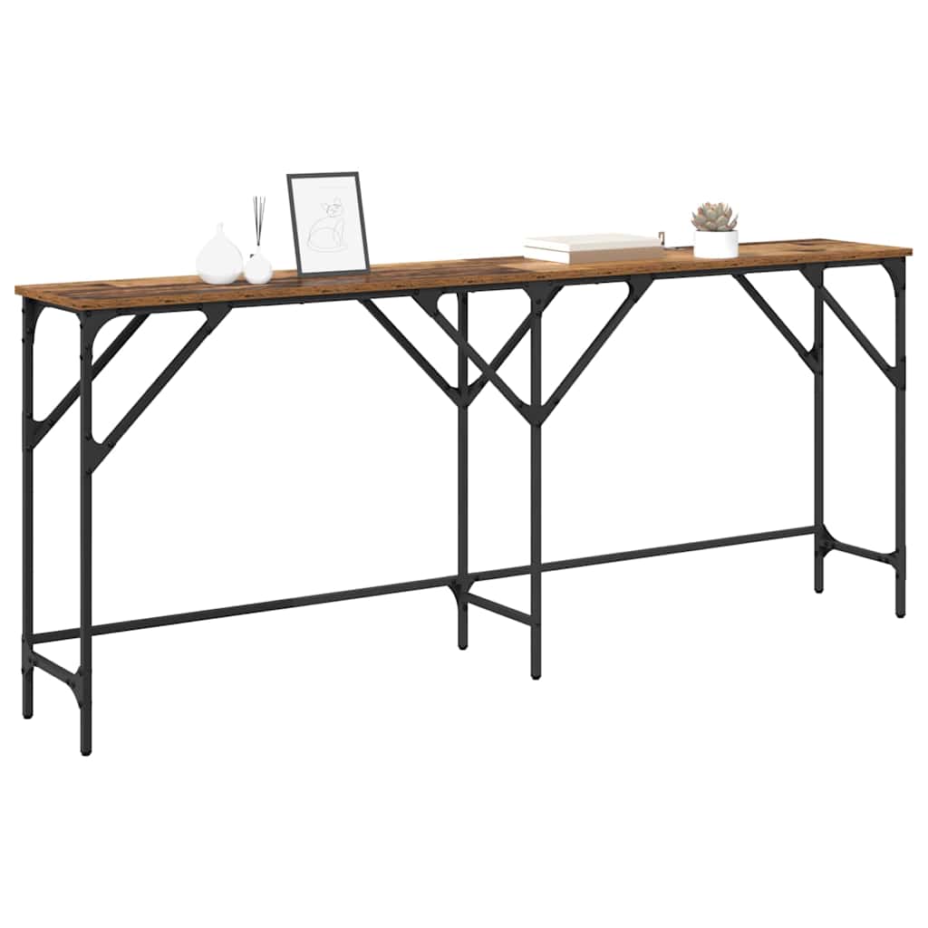Tavolo consolle Legno vecchio 180 x 30 x 75 cm