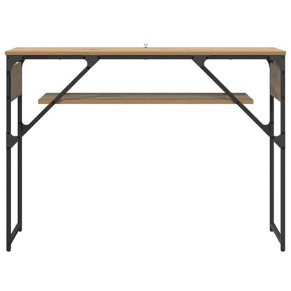 TavoloConsolle Rovere artigianale 105x30x75cm Legno multistrato