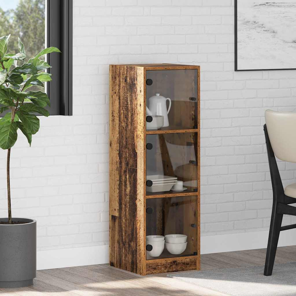 Credenza Legno vecchio 35 x 37 x 109 cm Legno multistrato