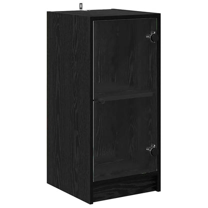Credenza Rovere nero 35 x 37 x 76 cm Legno multistrato