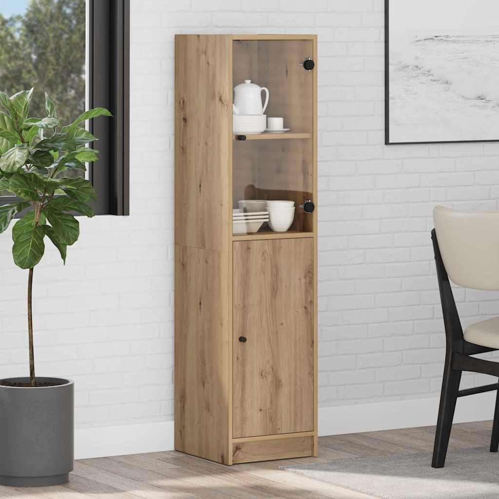 Credenza Rovere artigianale 35 x 37 x 142 cm Legno multistrato