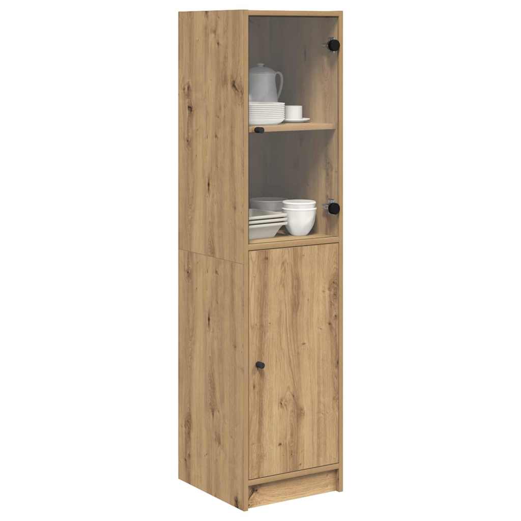 Credenza Rovere artigianale 35 x 37 x 142 cm Legno multistrato