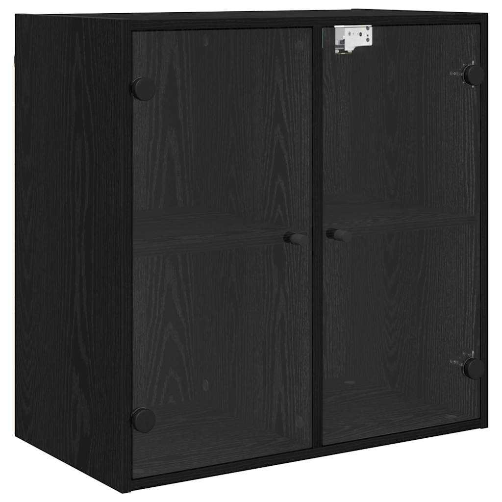 Armadietto a muro Rovere Nero 68 x 37 x 68,5 cm