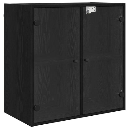 Armadietto a muro Rovere Nero 68 x 37 x 68,5 cm