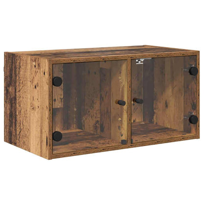 Armadi da Parete 2 pcs Legno vecchio 68 x 37 x 35 cm