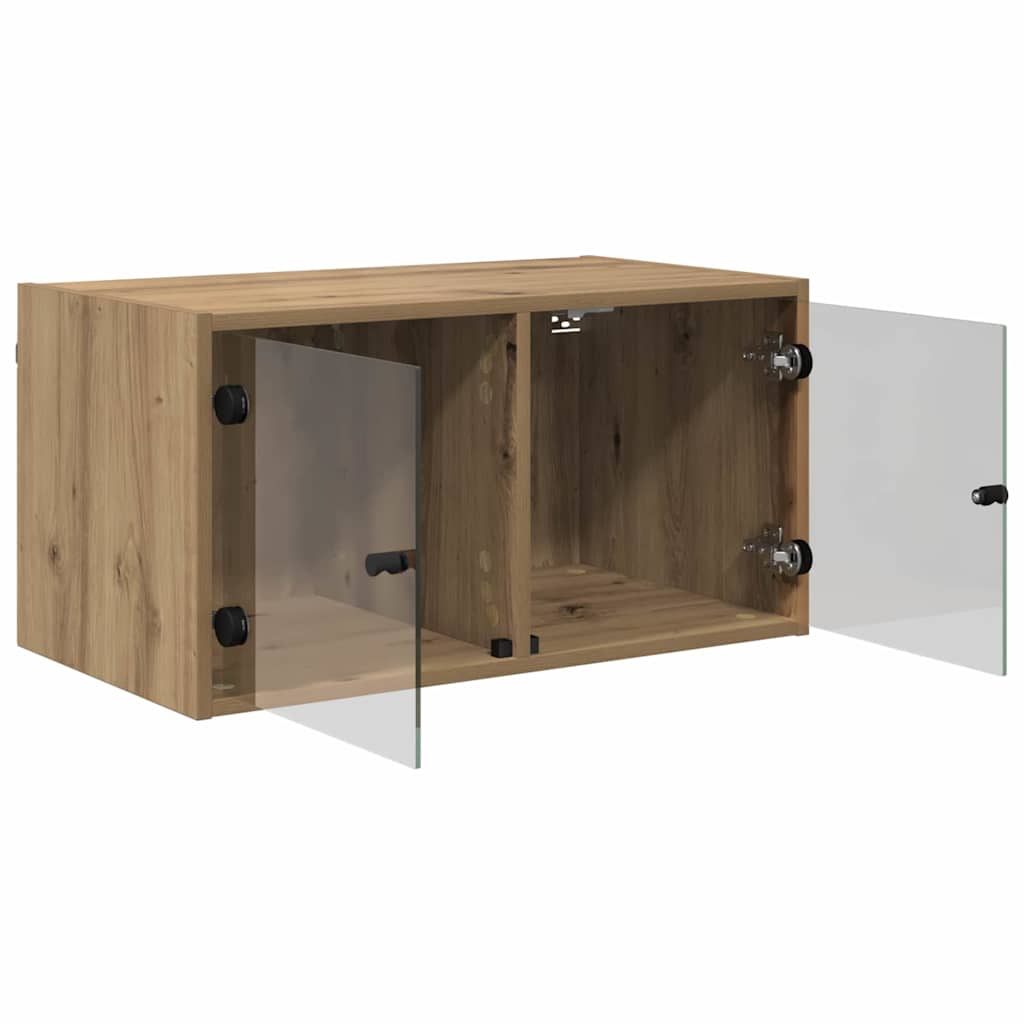 Armadi da Parete 2 pcs Rovere artigianale 68 x 37 x 35 cm