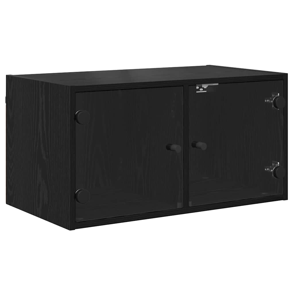 Armadietto a muro Rovere Nero 68 x 37 x 35 cm Legno multistrato