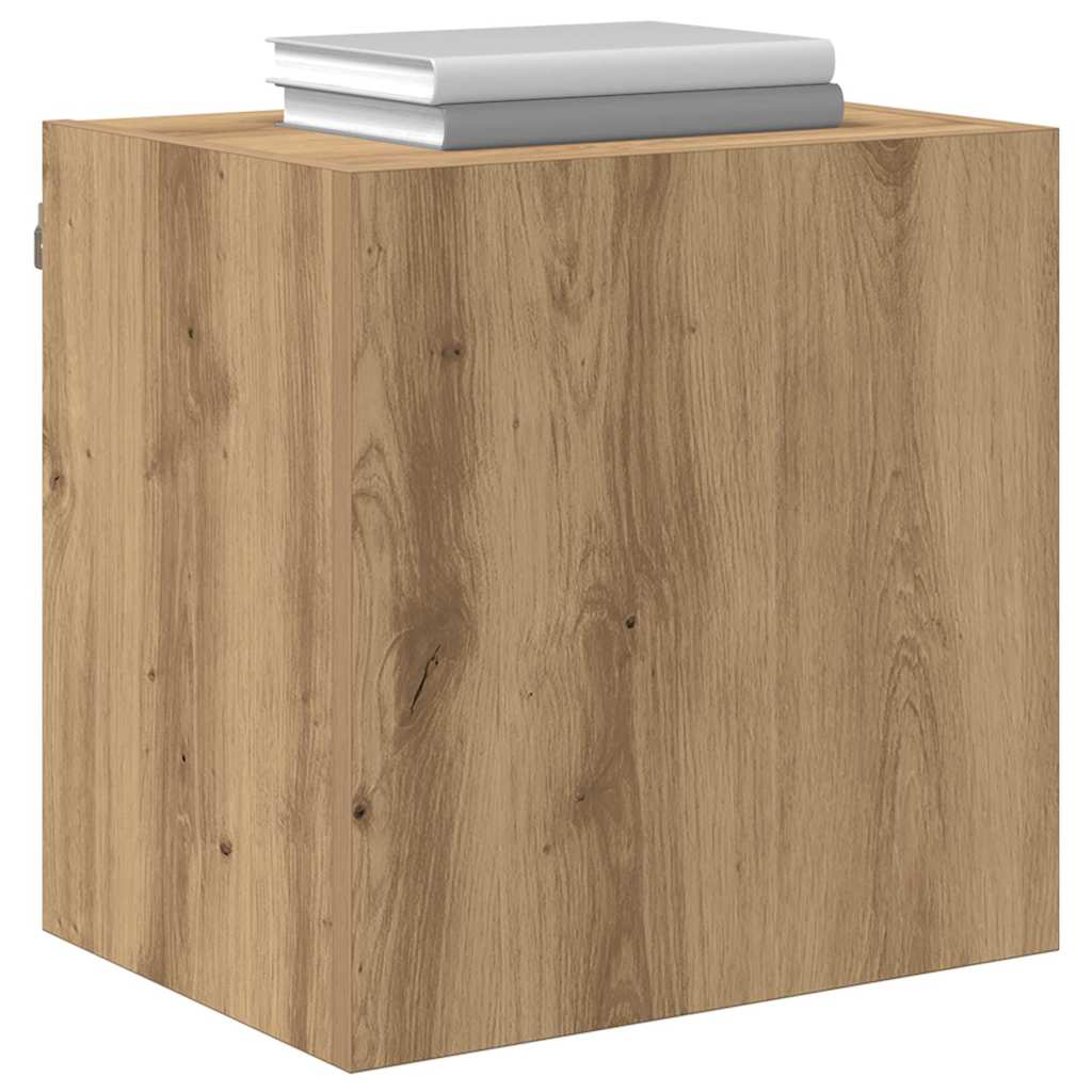 Mobile TV da parete Rovere artigianale 40,5x30x40cm