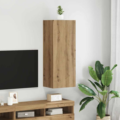 Mobile TV da parete Rovere artigianale 40,5 x 30 x 102 cm