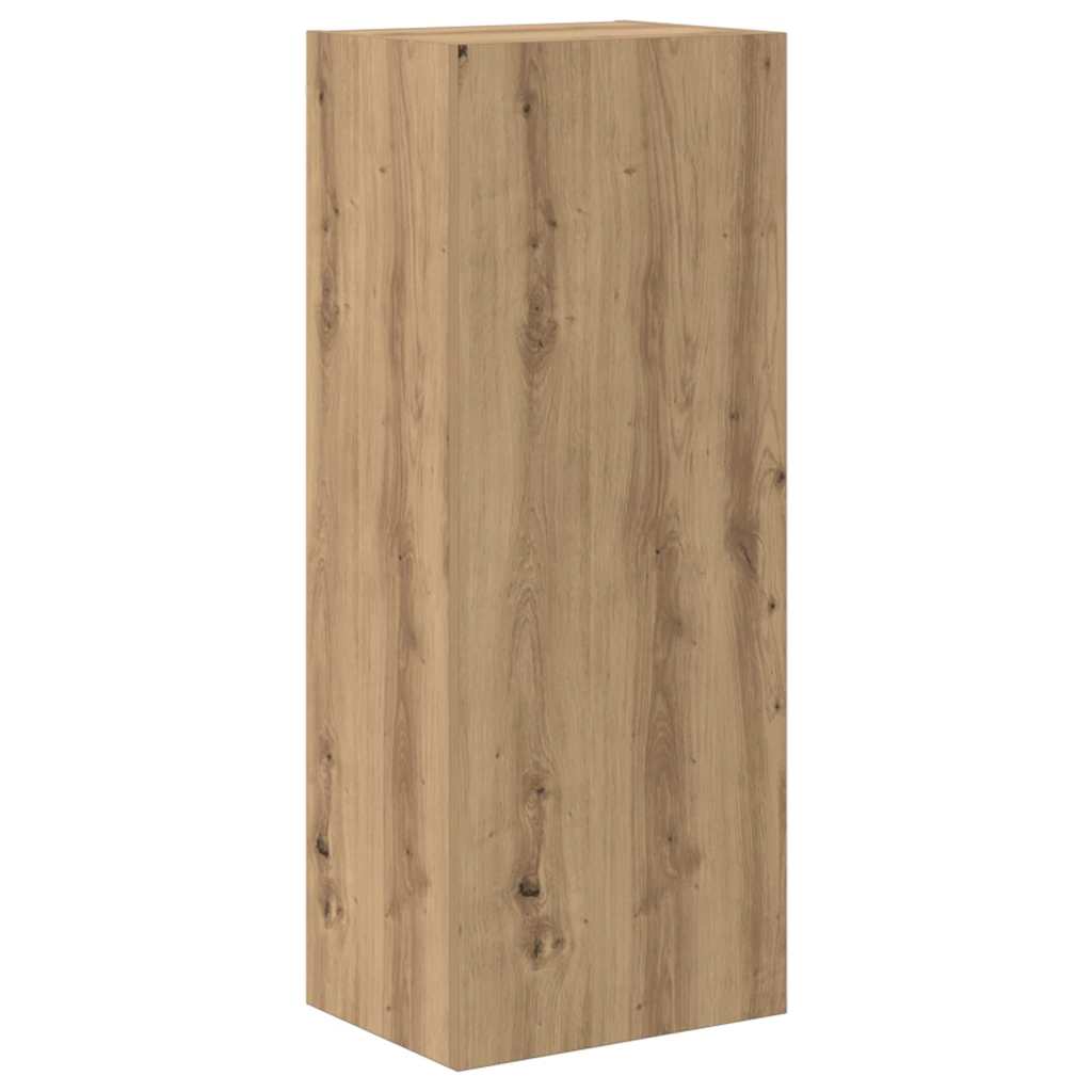 Mobile TV da parete Rovere artigianale 40,5 x 30 x 102 cm