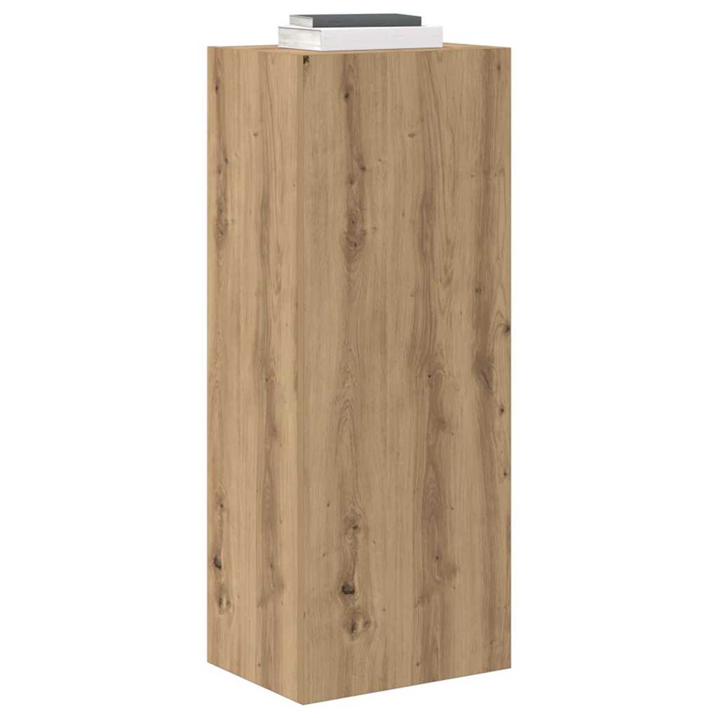 Mobile TV da parete Rovere artigianale 40,5 x 30 x 102 cm