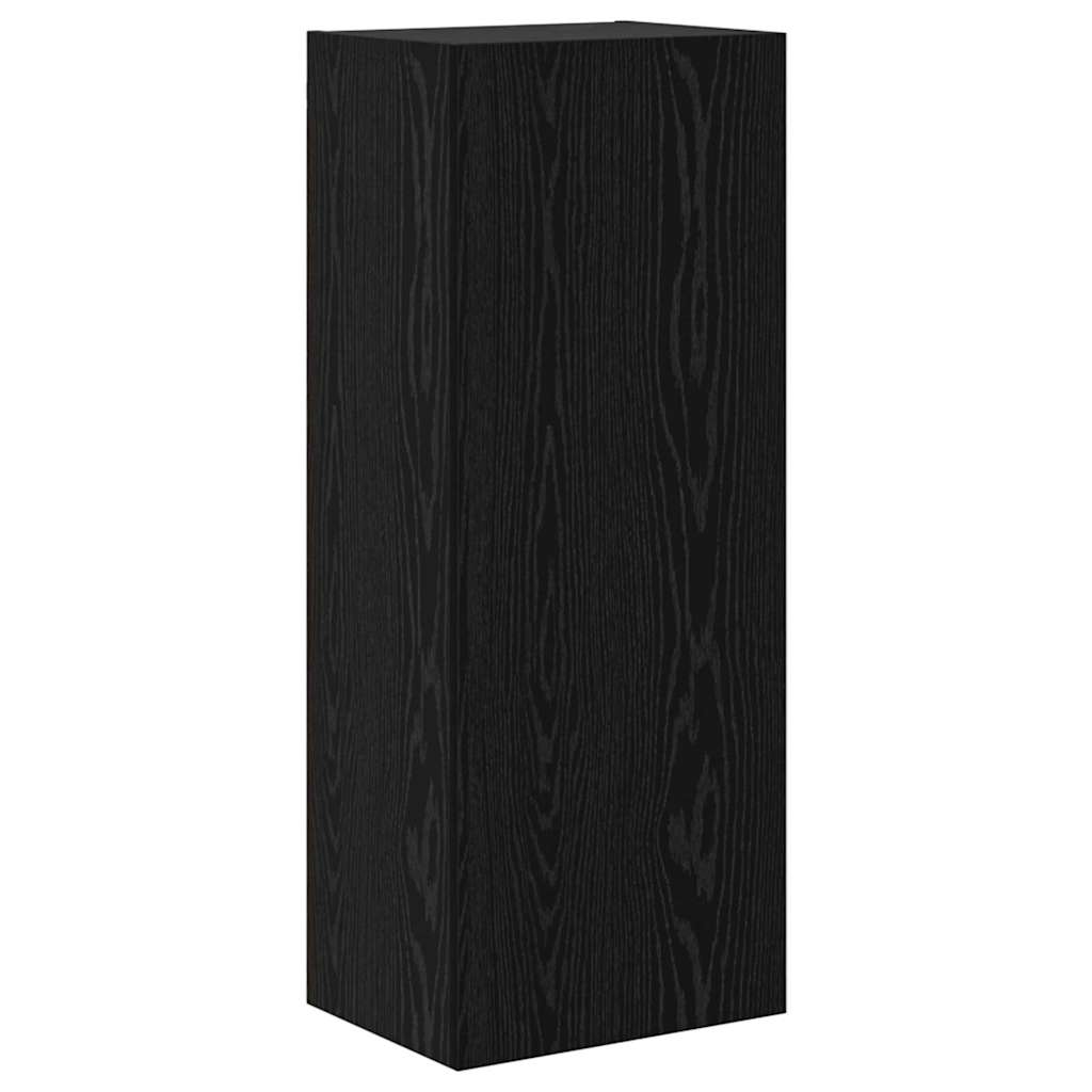 Mobile TV da parete Rovere Nero 40,5 x 30 x 102 cm