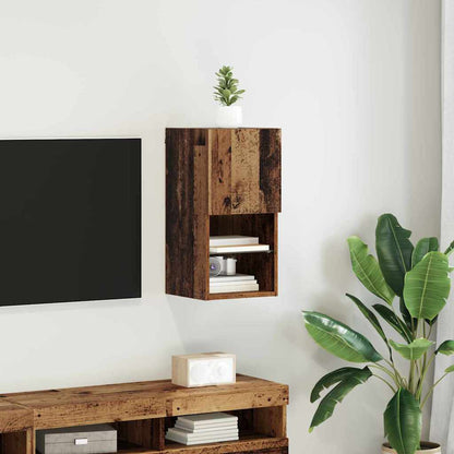 Mobile TV da Parete Legno vecchio 30,5 x 30 x 60 cm