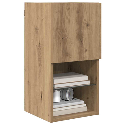 Mobile TV da Parete Rovere artigianale 30,5 x 30 x 60 cm