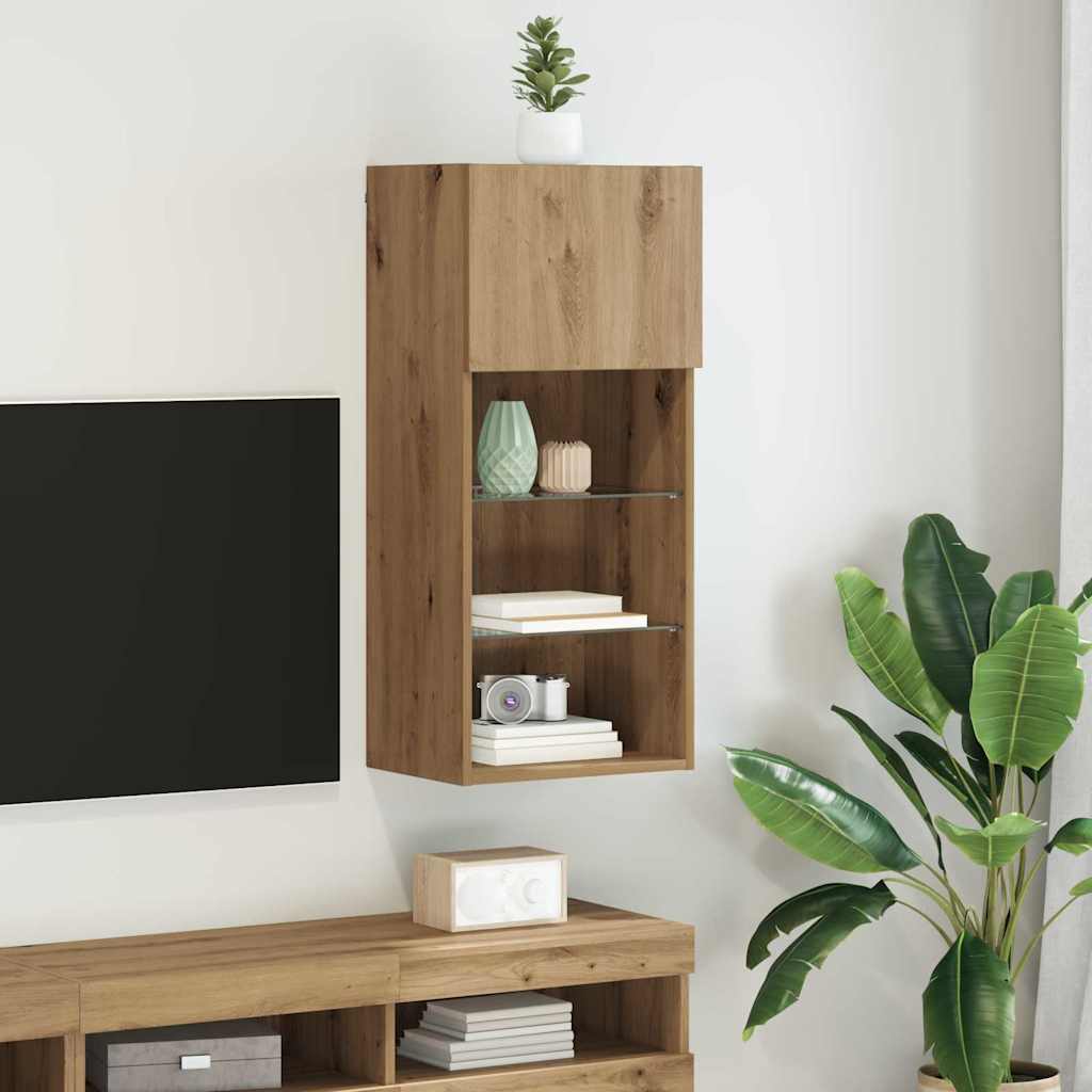 Mobile TV da Parete Rovere artigianale 40,5 x 30 x 90 cm