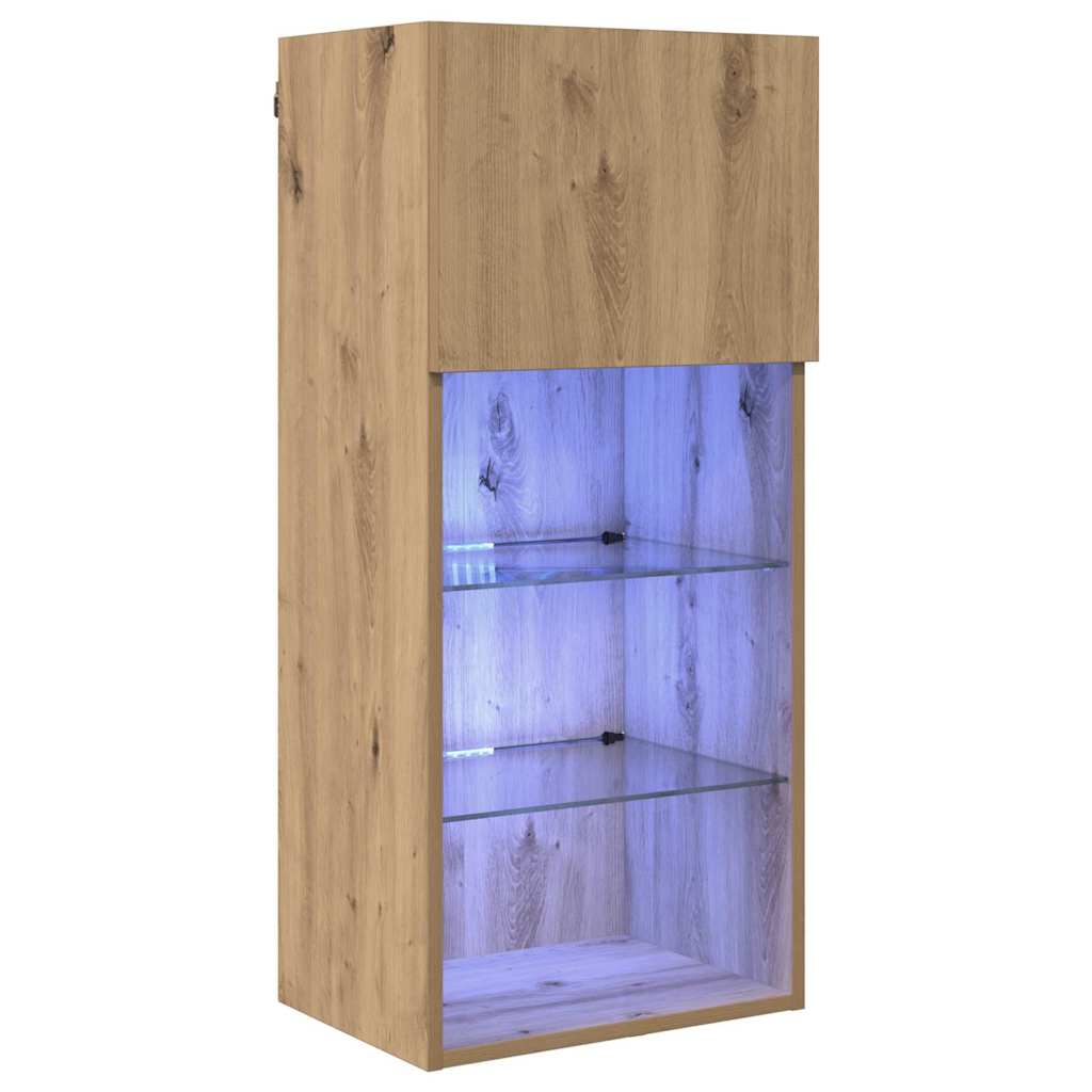 Mobile TV da Parete Rovere artigianale 40,5 x 30 x 90 cm