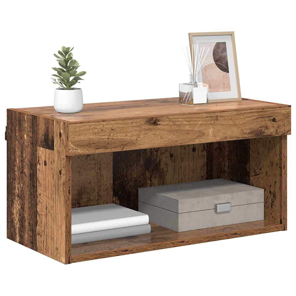 Set mobile TV con led Legno vecchio Legno multistrato