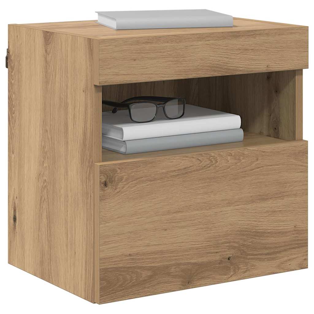 Mobile TV da parete Rovere artigianale 40 x 30 x 40 cm