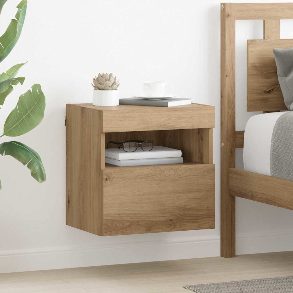 Mobiletti TV da Parete 2 pcs Rovere artigianale 40 x 30 x 40 cm