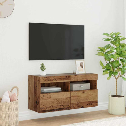 Mobile TV da parete Legno vecchio 80 x 30 x 40 cm