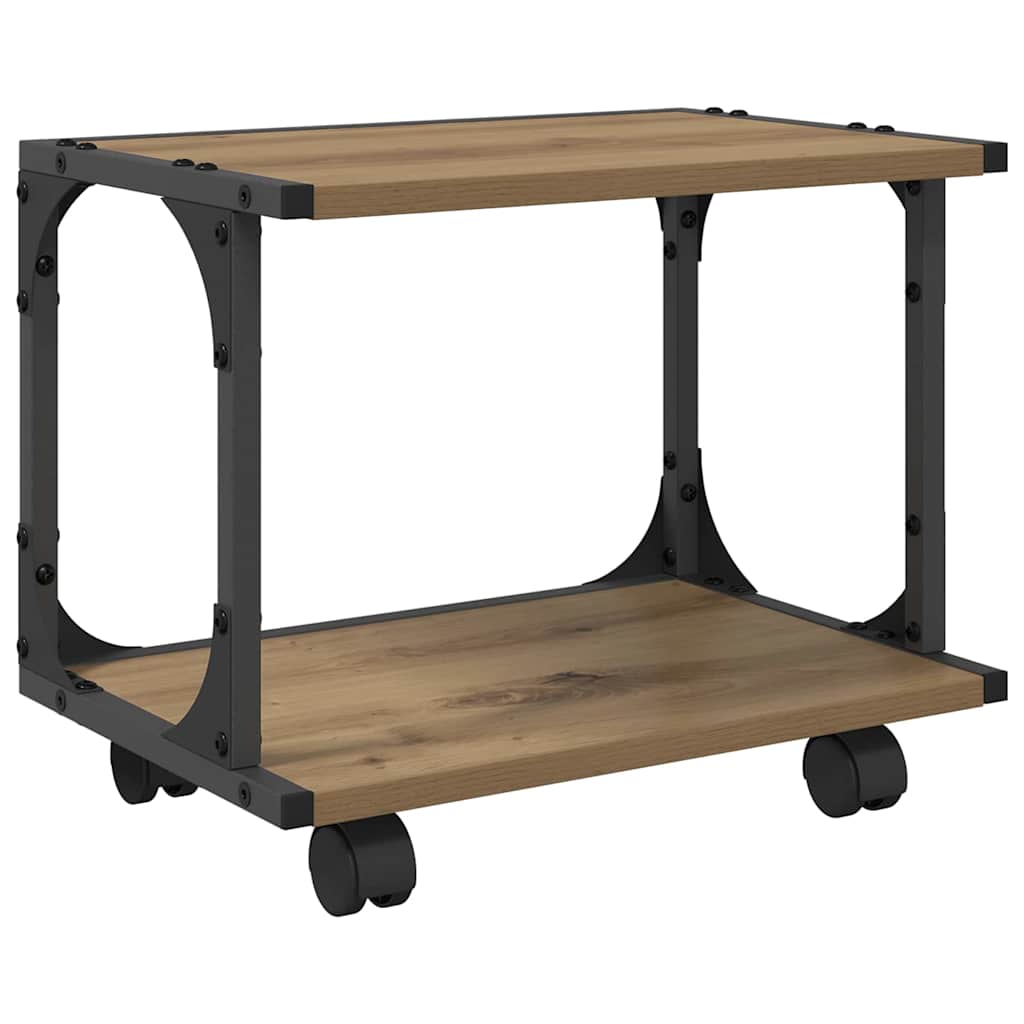 Supporto per Stampante Rovere artigianale 41 x 28 x 33.5 cm