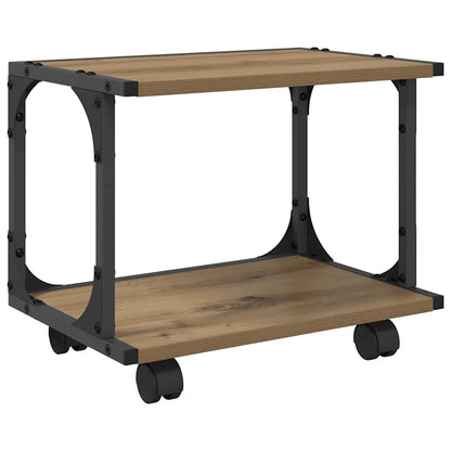 Supporto per Stampante Rovere artigianale 41 x 28 x 33.5 cm