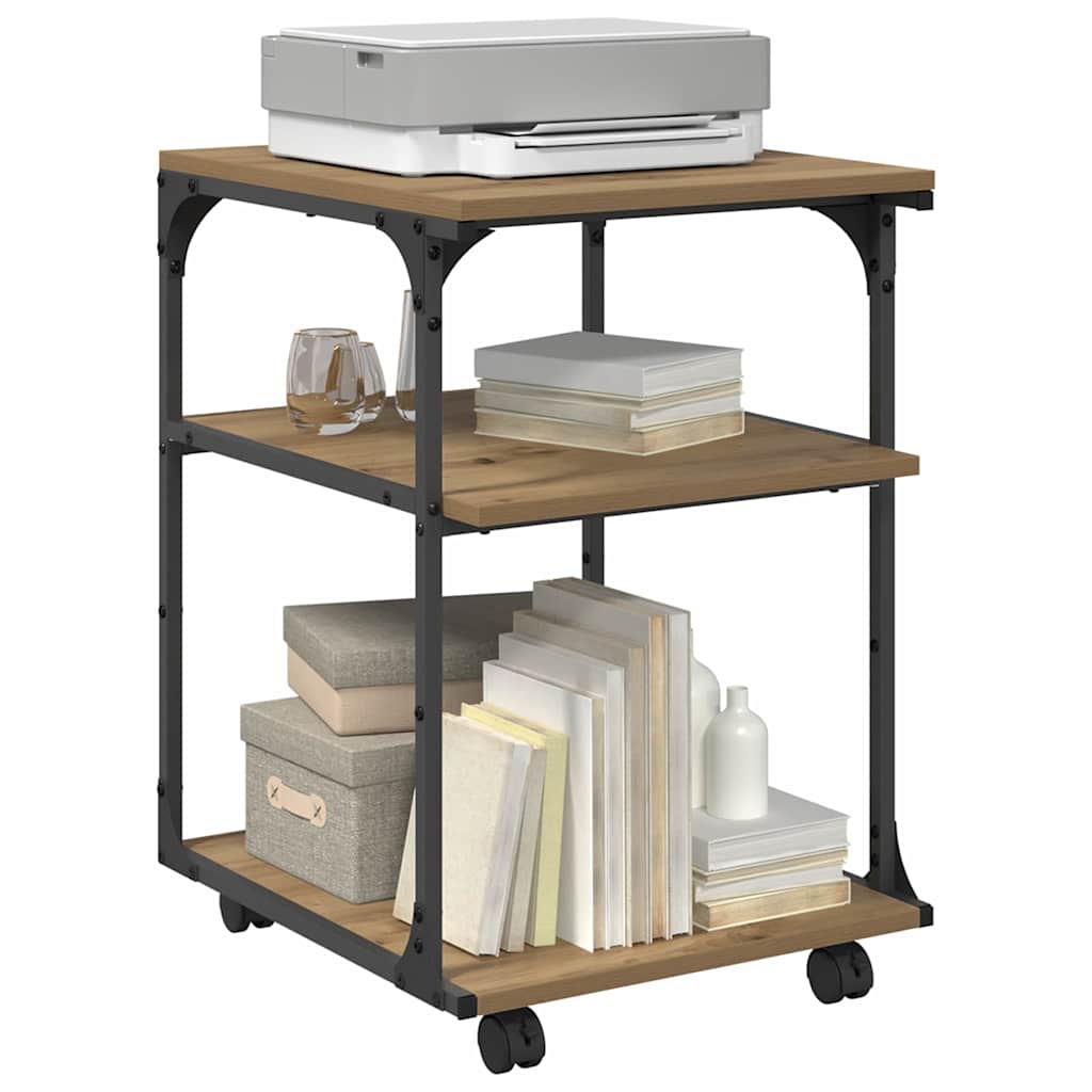 Supporto per Stampante Rovere artigianale 43 x 48 x 64 cm