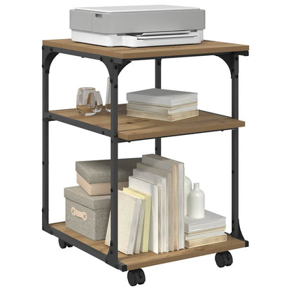Supporto per Stampante Rovere artigianale 43 x 48 x 64 cm