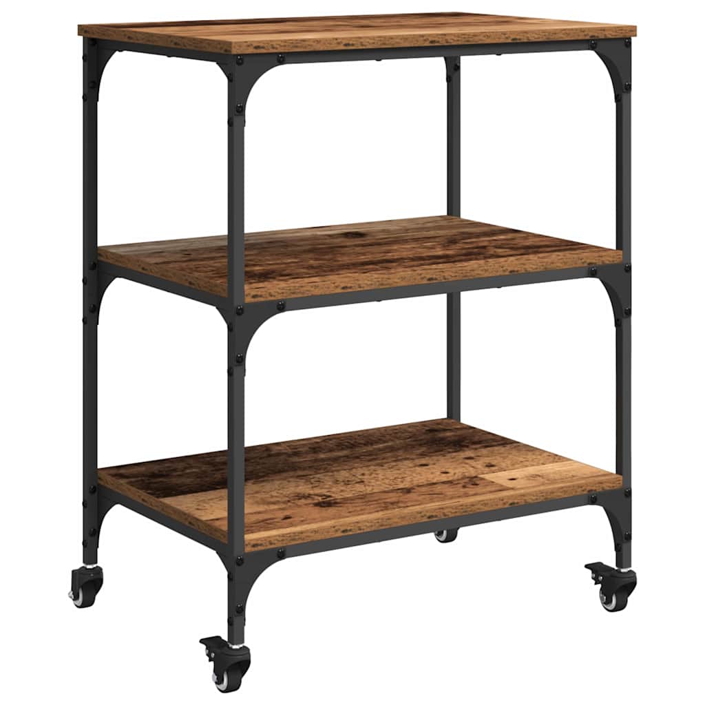 Carrello da Cucina Legno vecchio 60 x 41 x 76 cm