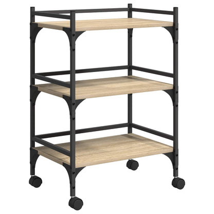 Carrello da Cucina Rovere Sonoma 50 x 35 x 75,5 cm