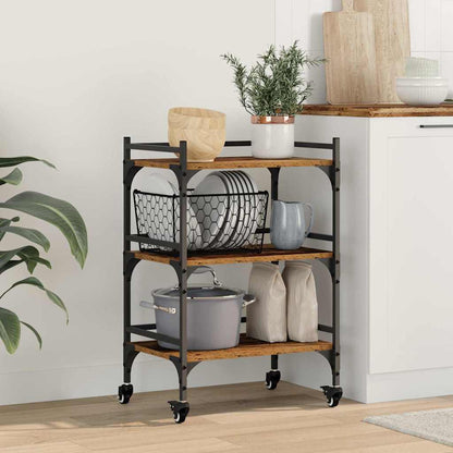 Carrello da Cucina Legno vecchio 50 x 35 x 75.5 cm