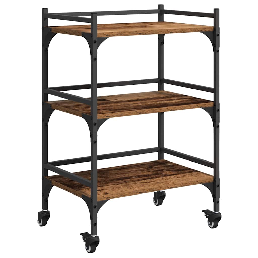 Carrello da Cucina Legno vecchio 50 x 35 x 75.5 cm
