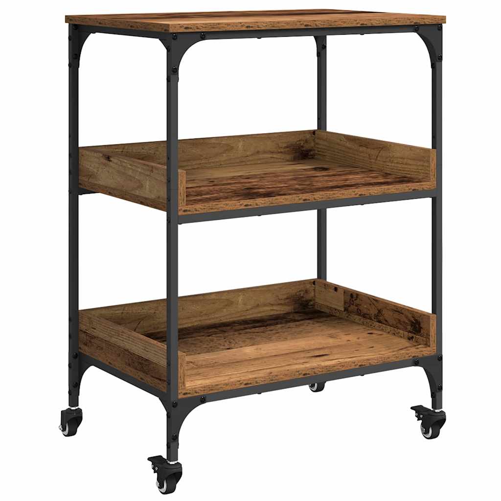 Carrello da Cucina Legno vecchio 60 x 41 x 80.5 cm