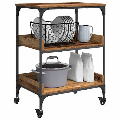 Carrello da Cucina Legno vecchio 60 x 41 x 80.5 cm
